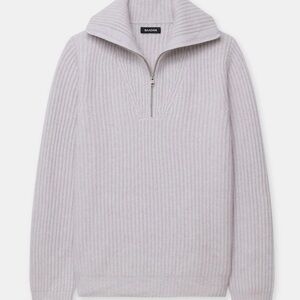 NAADAM Men’s Wool and Cashmere Davis Half-Zip Sweater Size Medium